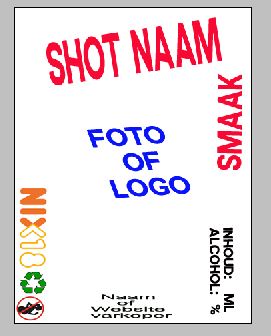 Voorbeeld etiketopmaak